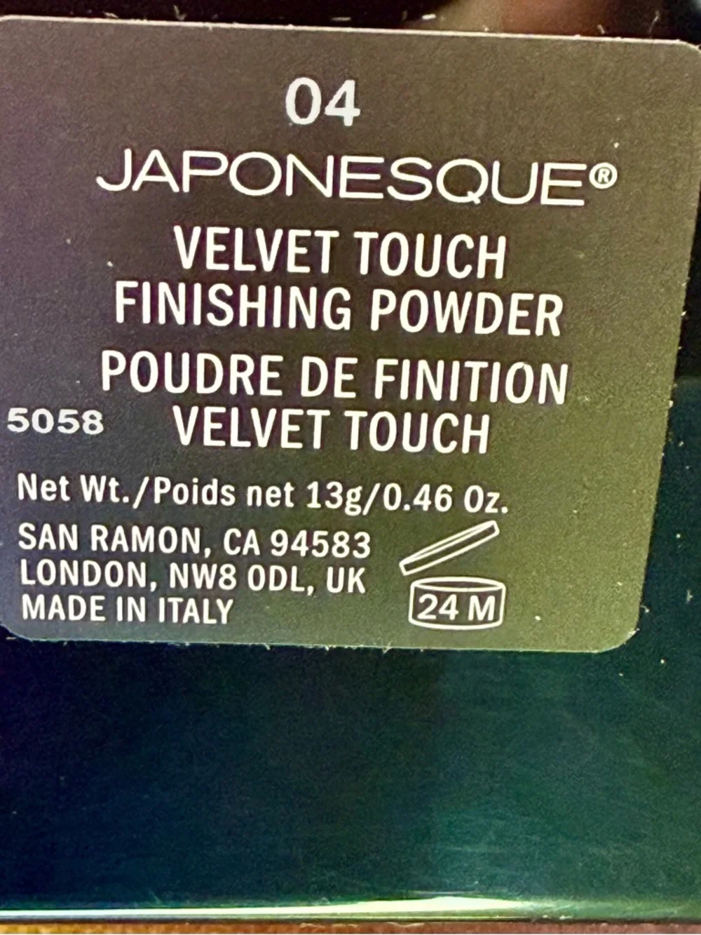 Japonesque Velvet Touch Finishing Powder